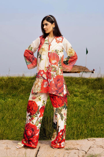 Adans Libas | Embrodiered Co Ord Sets | 4086
