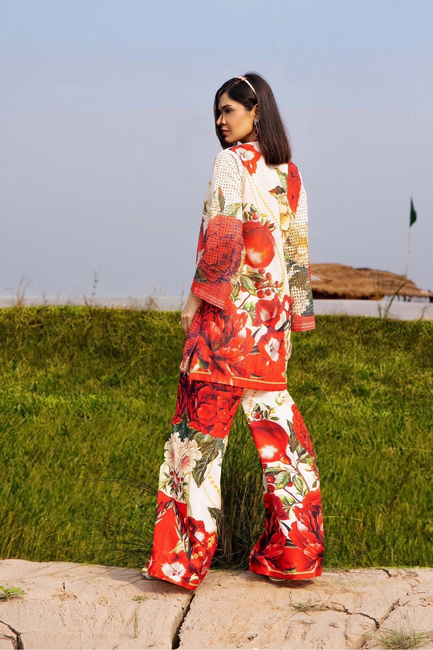 Adans Libas | Embrodiered Co Ord Sets | 4086