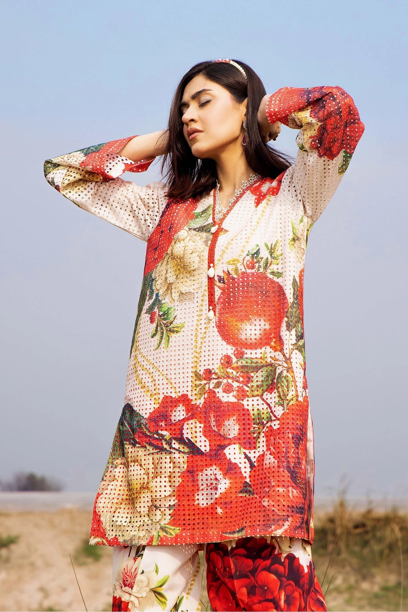 Adans Libas | Embrodiered Co Ord Sets | 4086