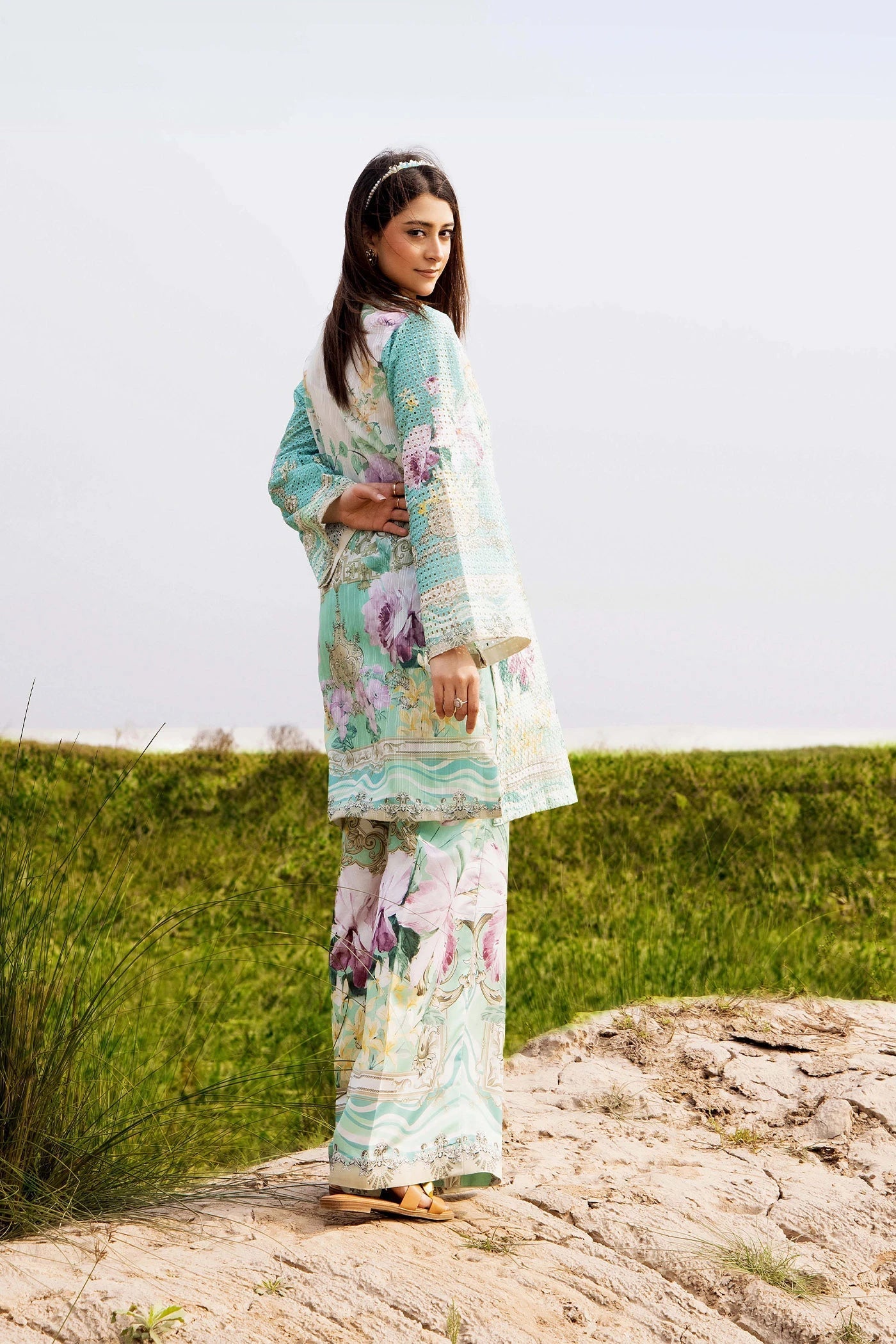 Adans Libas | Embrodiered Co Ord Sets | 4087