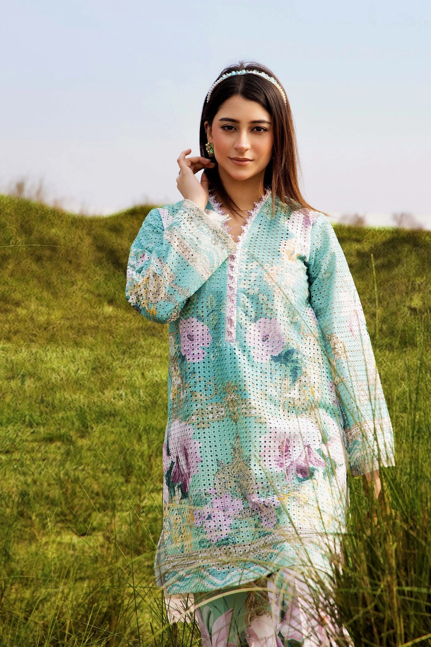 Adans Libas | Embrodiered Co Ord Sets | 4087