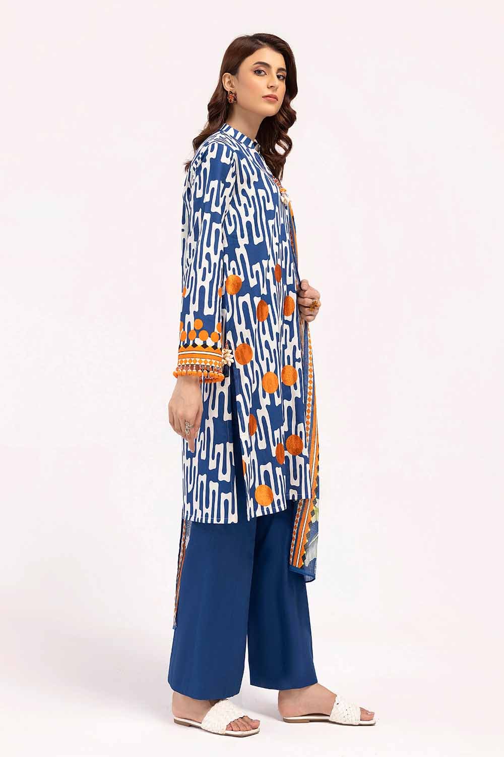 Gul Ahmed | Winter Collection 24 | Cotton Net Dupatta CD-42003