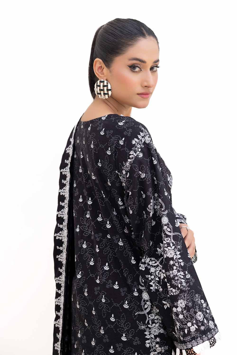 Gul Ahmed | Winter Collection 24 | Cotton Net Dupatta CN-42002