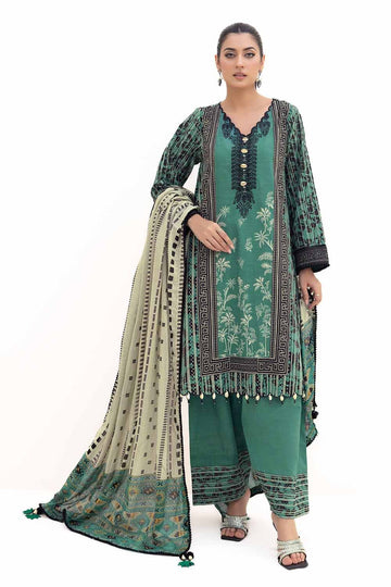 Gul Ahmed | Winter Collection 24 | Cotton Net Dupatta CN-42004