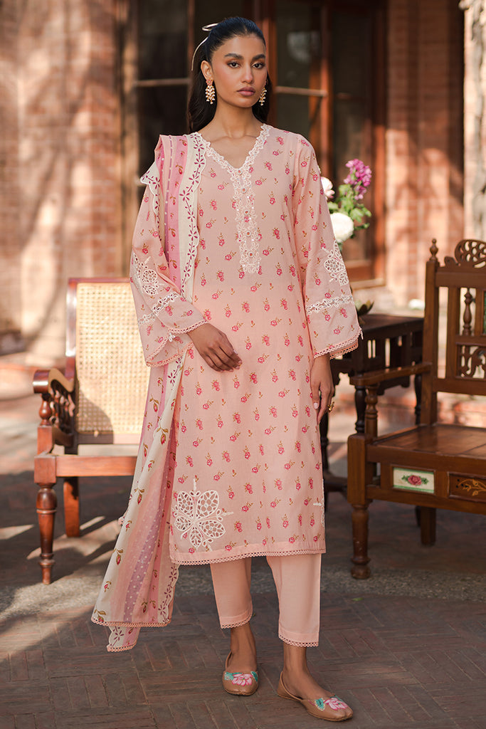 Cross Stitch | Eid Lawn 24 | PEACH GLAM