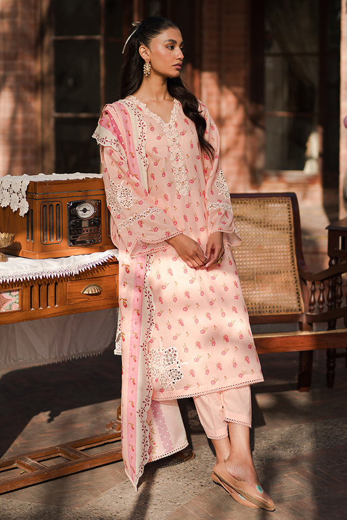 Cross Stitch | Eid Lawn 24 | PEACH GLAM