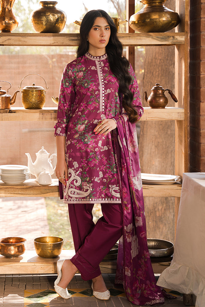Cross Stitch | Eid Lawn 24 | IRIS MAUVE
