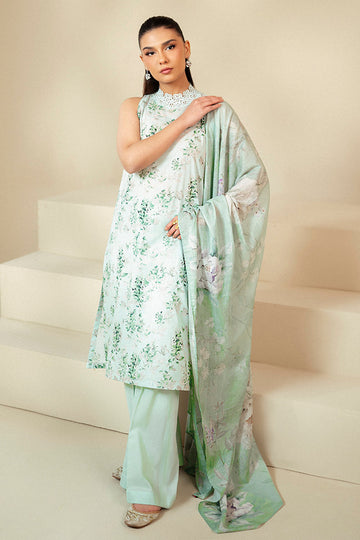 Cross Stitch | Daily Lawn 24 | ROSE GARLAND-3 PIECE LAWN SUIT