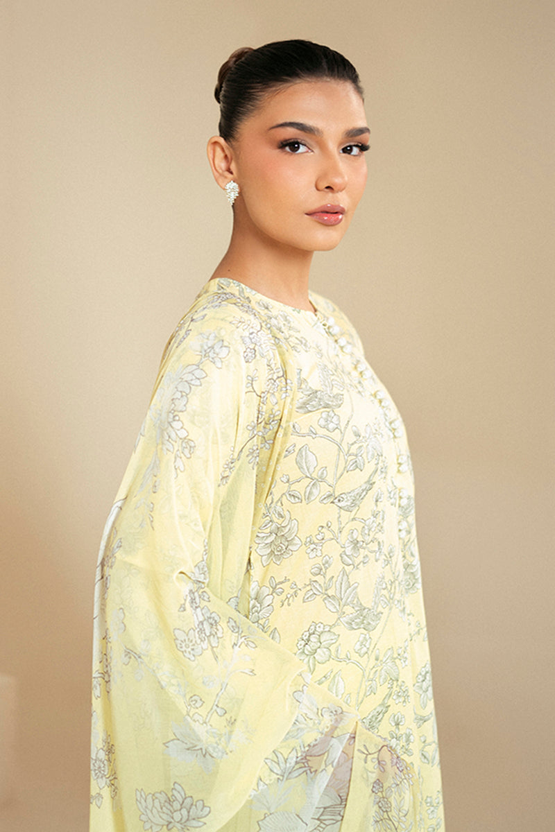 Cross Stitch | Daily Lawn 24 | CREAM BRULEE-3 PIECE LAWN SUIT
