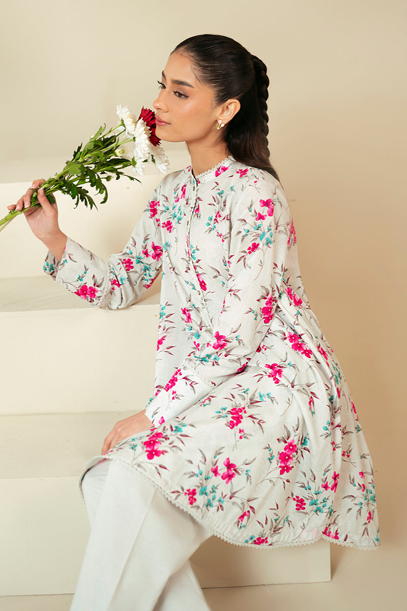 Cross Stitch | Daily Lawn 24 | FOGGY DEW-2 PIECE LAWN SUIT