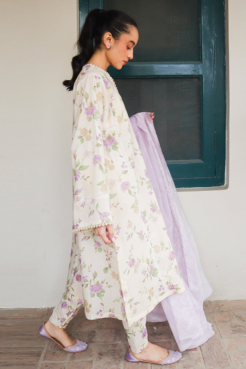 Cross Stitch | Printed Lawn | ROSEATE MUSE