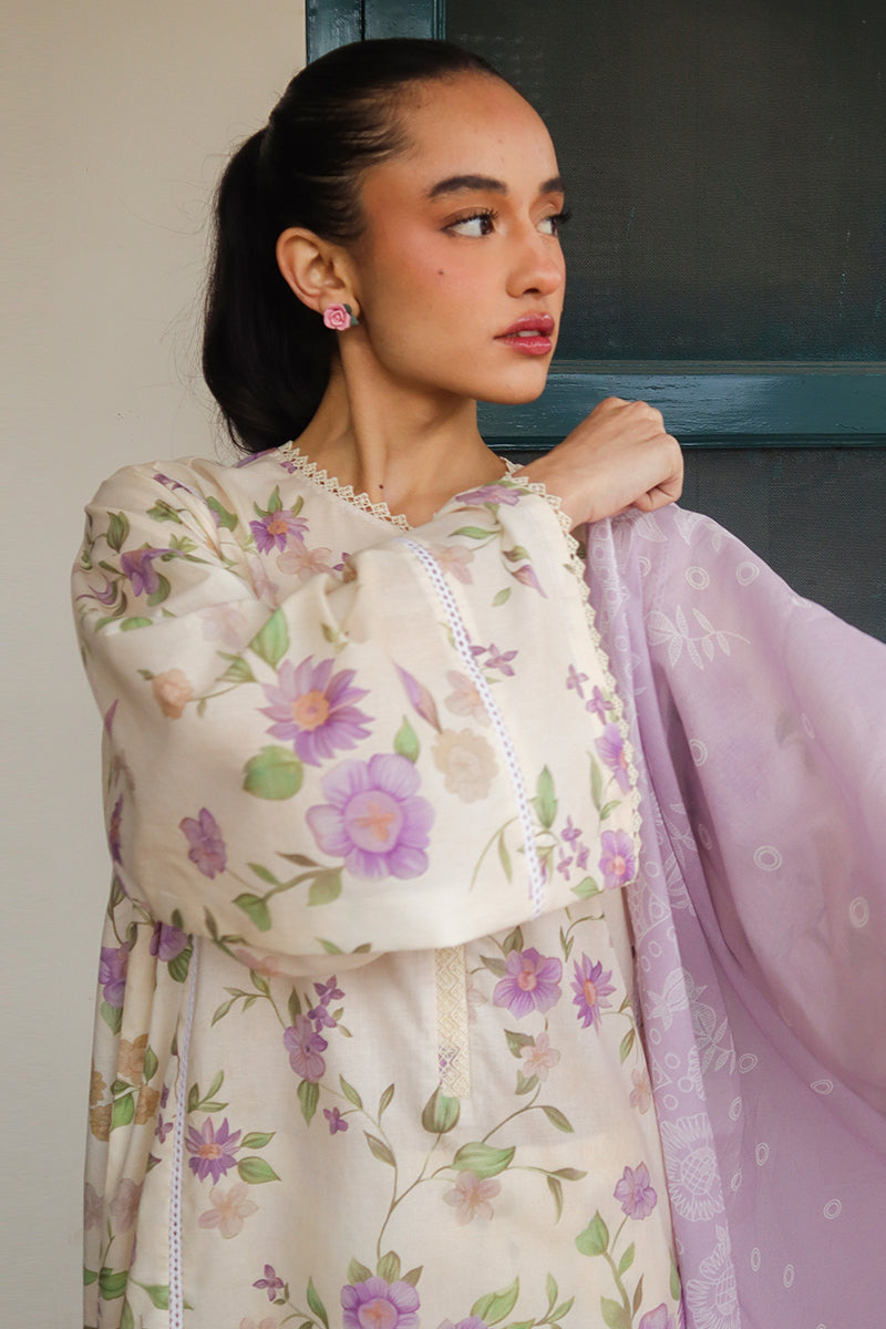Cross Stitch | Printed Lawn | ROSEATE MUSE