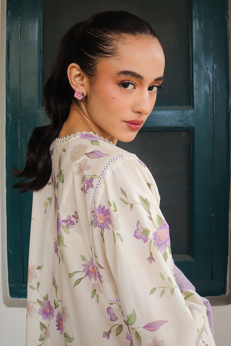 Cross Stitch | Printed Lawn | ROSEATE MUSE