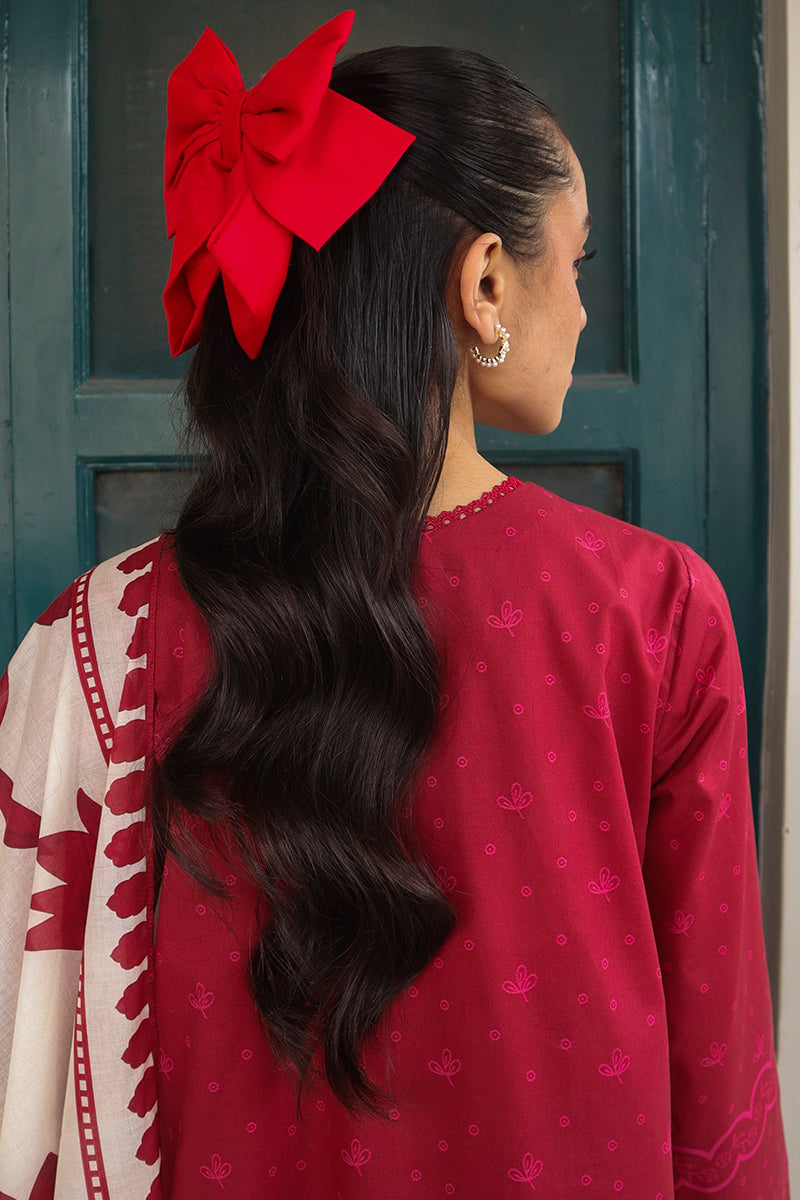 Cross Stitch | Printed Lawn | SCARLET SAGE