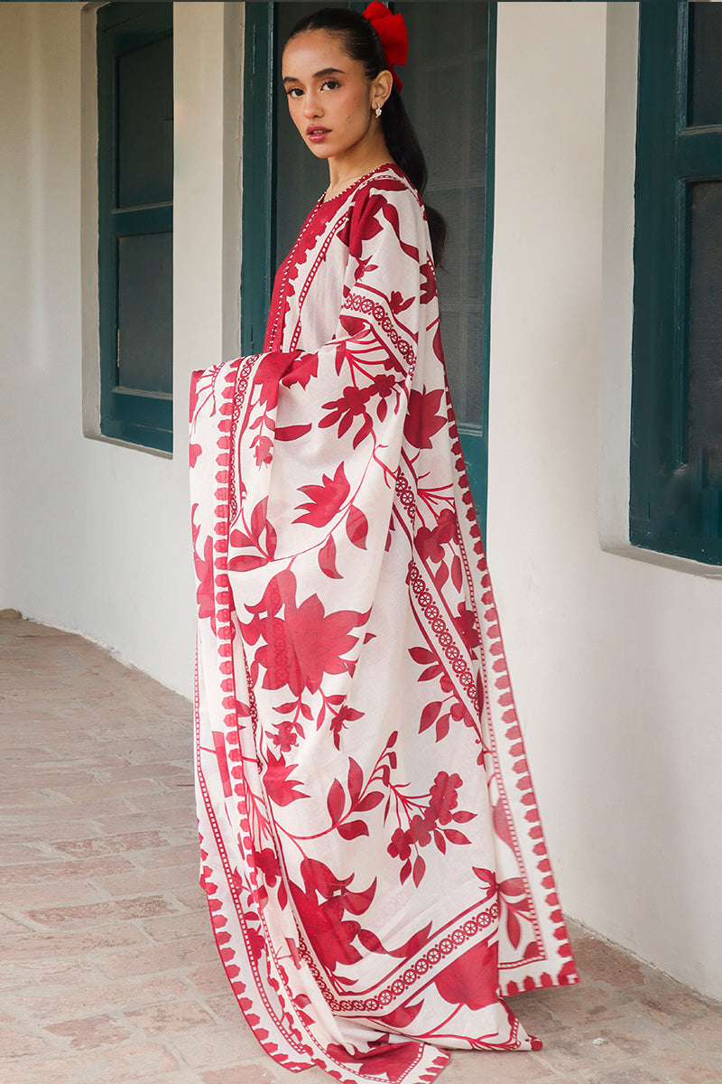 Cross Stitch | Printed Lawn | SCARLET SAGE