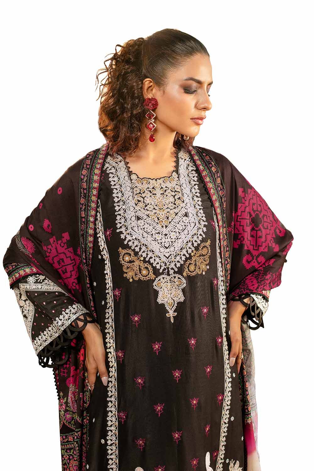 Gul Ahmed | Winter Collection 24 | Cotail Suit with Printed Twill Cotton Linen Dupatta CV-32010