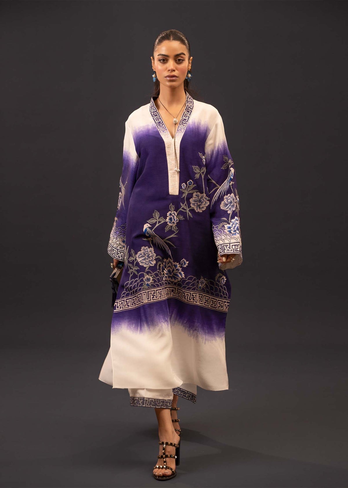 Mahgul | Emerald Hill Formals | Floral Ink