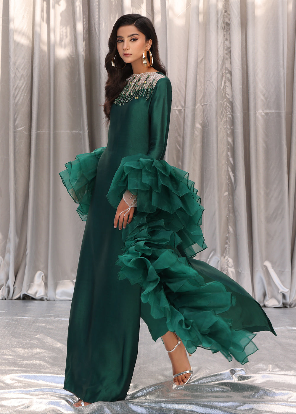 Musferah Saad | Moonlit Glam | Emerald Chic