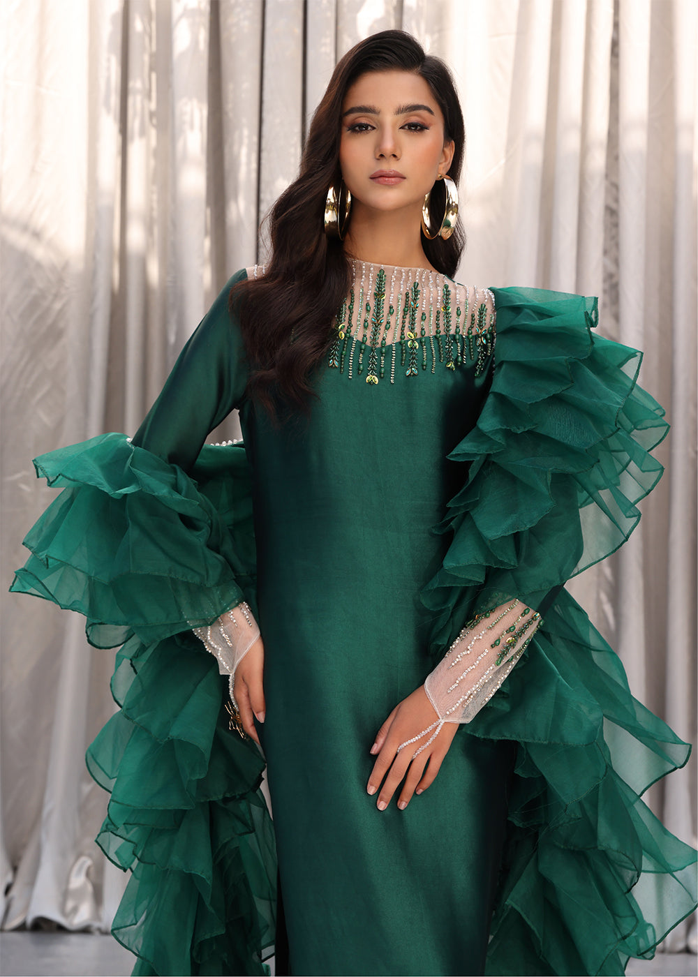 Musferah Saad | Moonlit Glam | Emerald Chic
