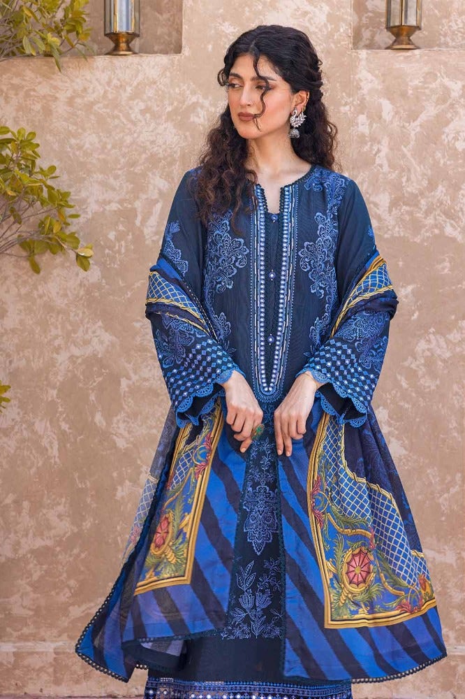 Gul Ahmed | Winter Collection 24 | Cotton Net Dupatta CN-32040