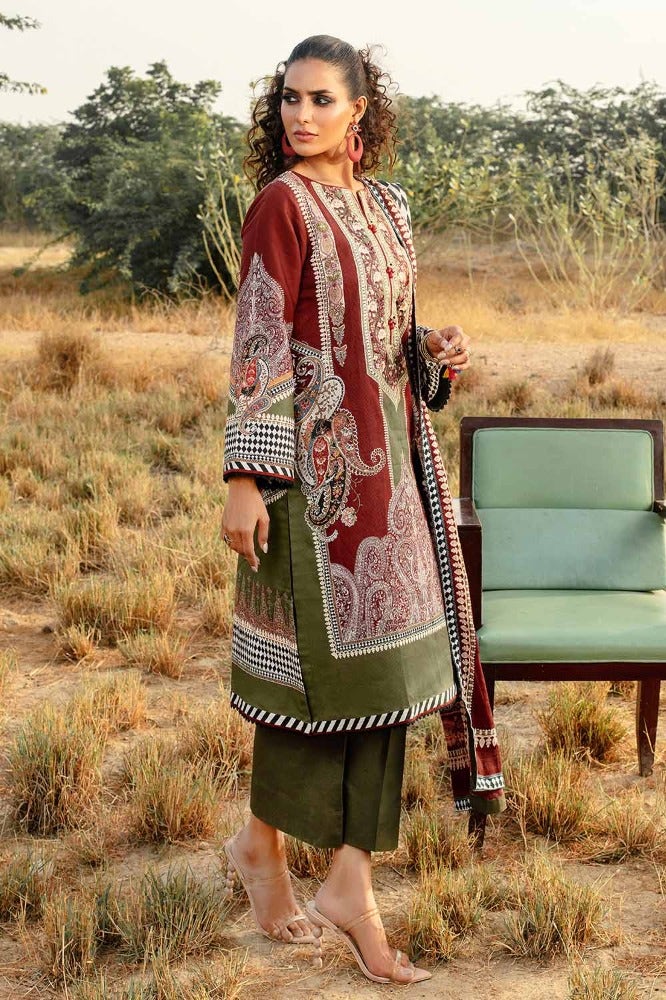 Gul Ahmed | Winter Collection 24 | Cotton Net Dupatta CD-32002