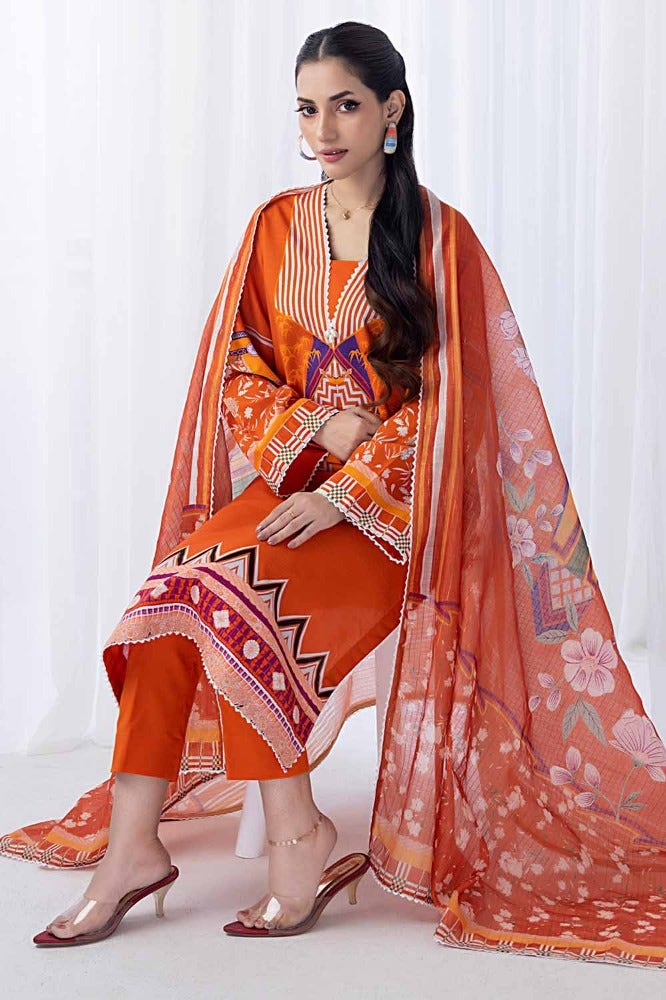 Gul Ahmed | Winter Collection 24 | Zari Stripe Dupatta WRF-32010