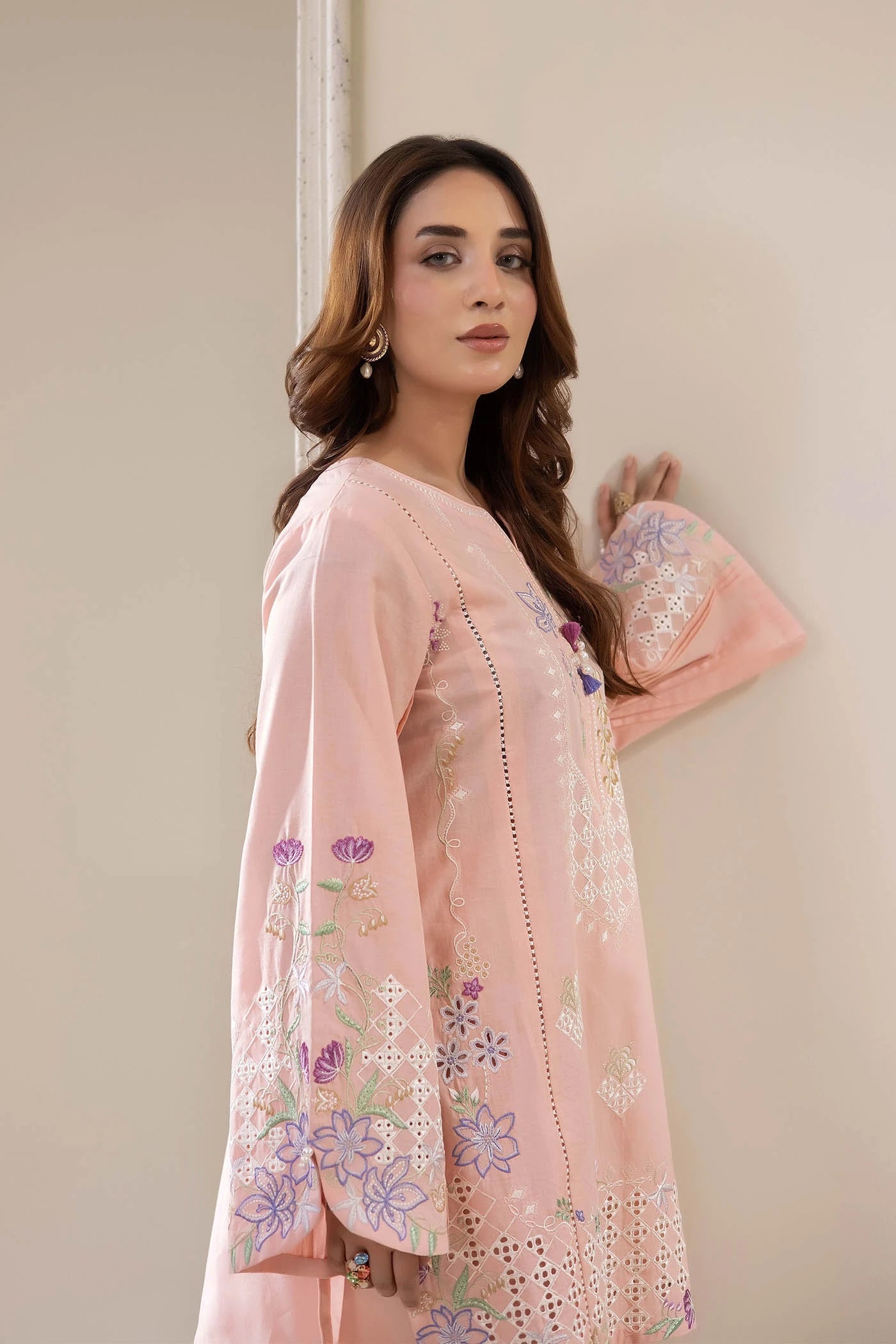Adans Libas | Embrodiered Co Ord Sets | 4071