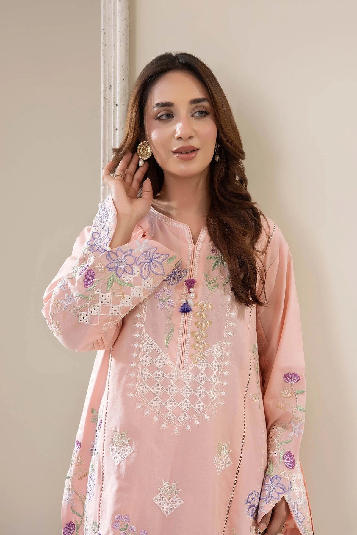 Adans Libas | Embrodiered Co Ord Sets | 4071