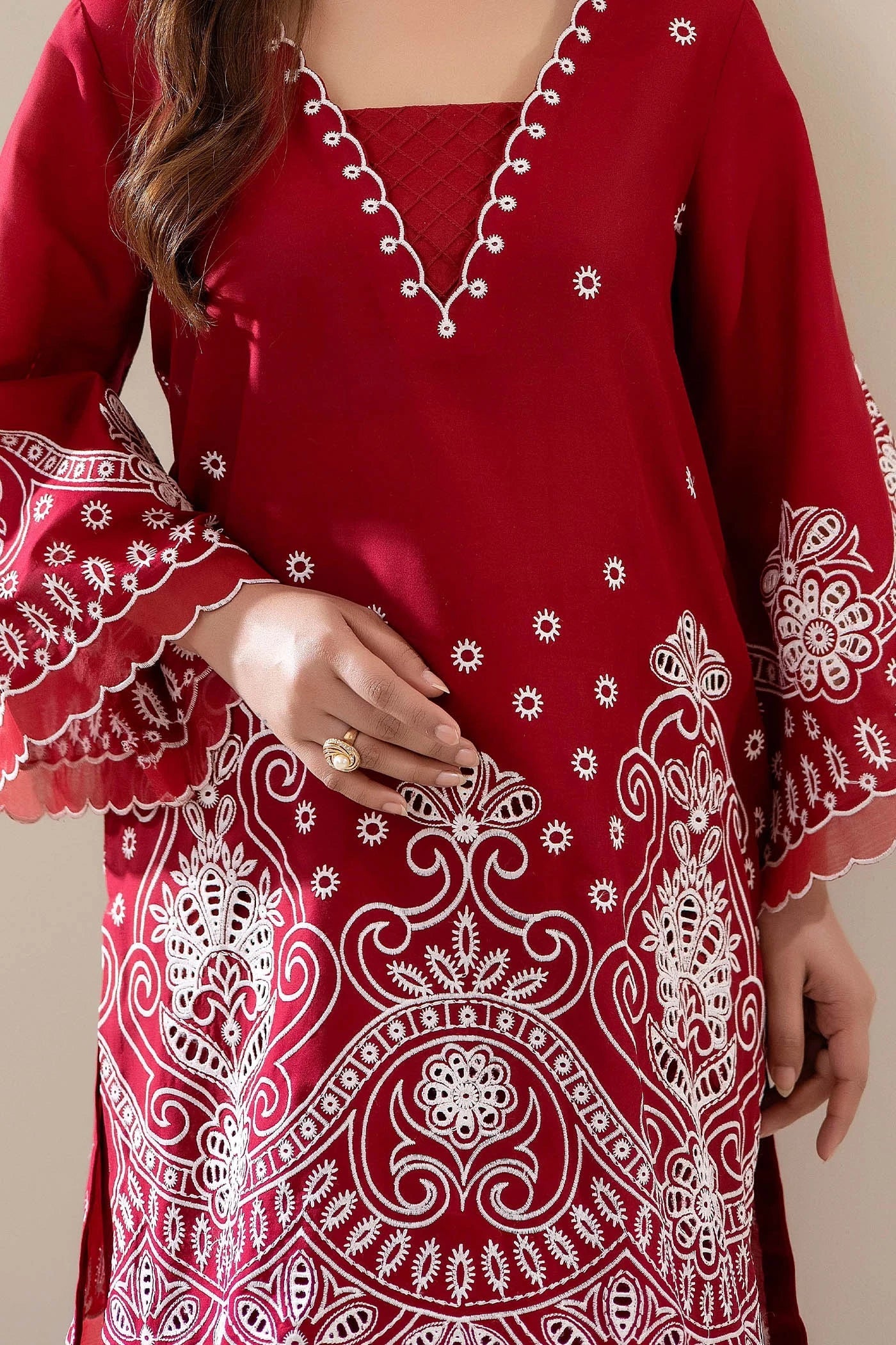 Adans Libas | Embrodiered Co Ord Sets | 4067