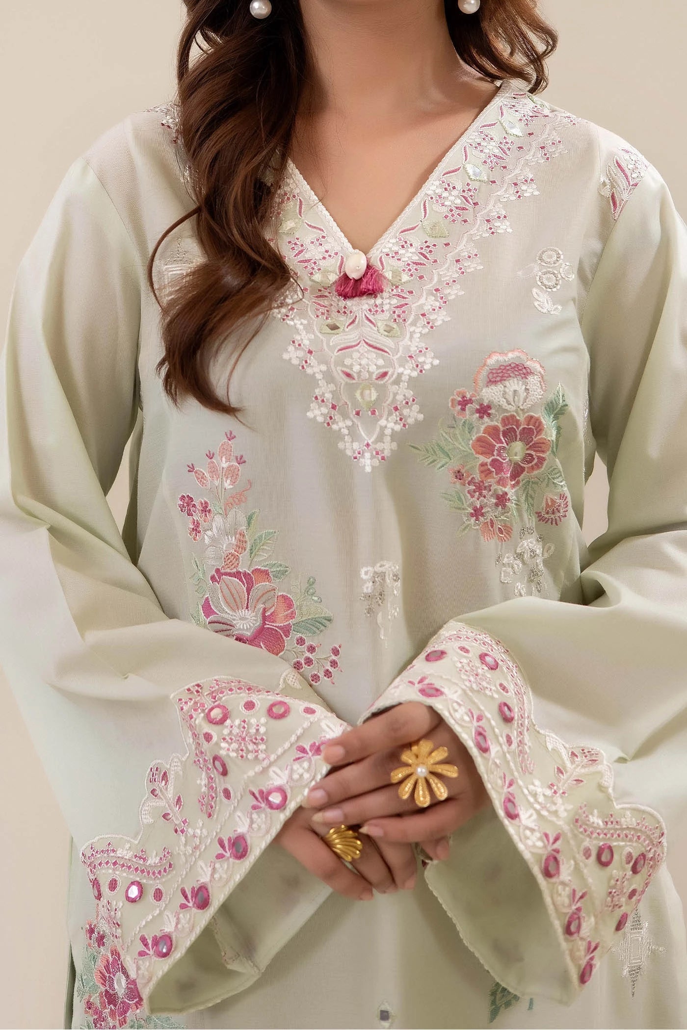 Adans Libas | Embrodiered Co Ord Sets | 4068