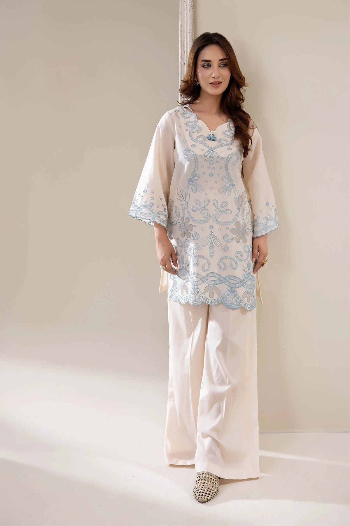 Adans Libas | Embrodiered Co Ord Sets | 4069