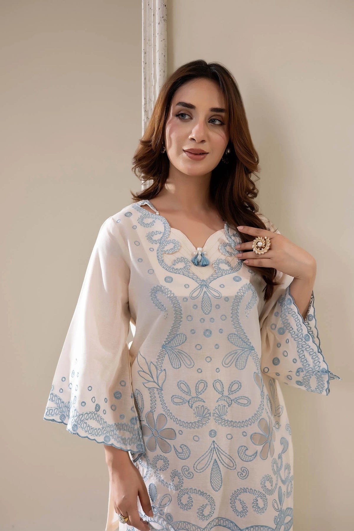 Adans Libas | Embrodiered Co Ord Sets | 4069