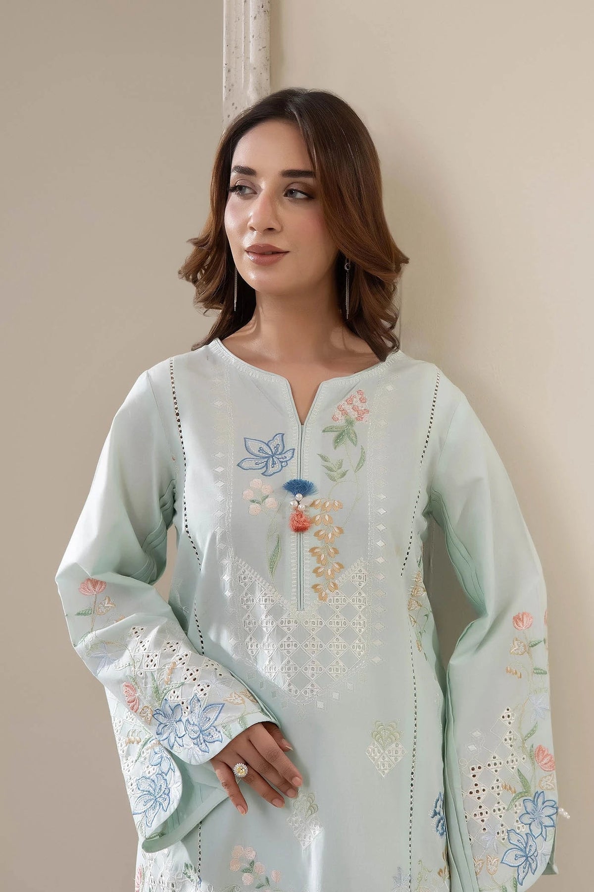 Adans Libas | Embrodiered Co Ord Sets | 4070