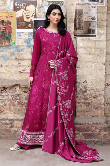 Cross Stitch | Khaddar Linen 25 | FUCHSIA THREAD