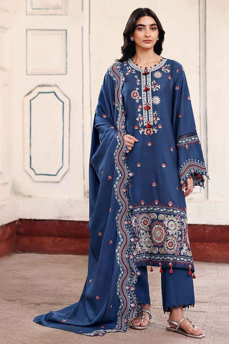 Cross Stitch | Khaddar Linen 25 | MOONLIT GARDEN