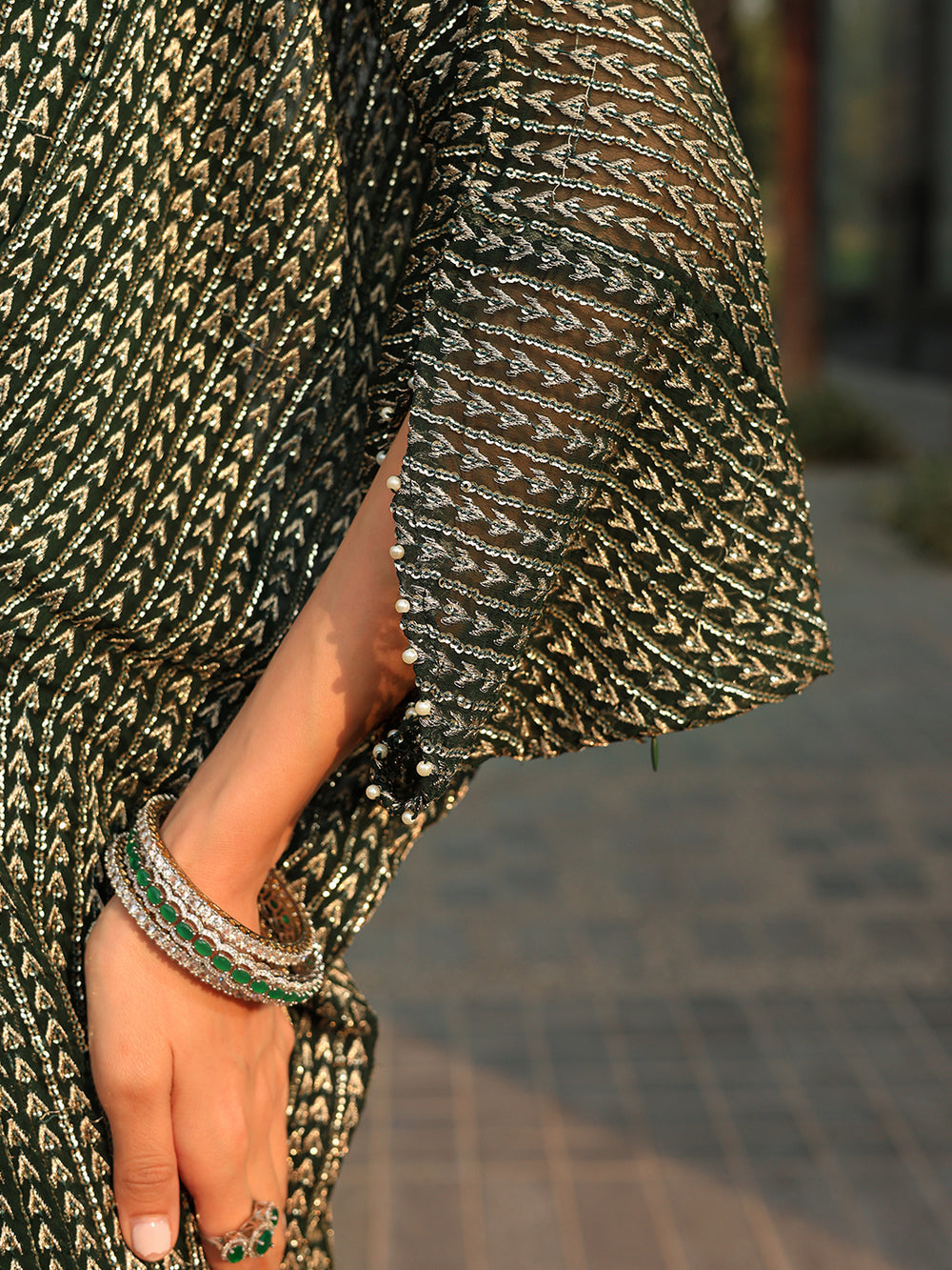 Ain | Raya Luxury Formals |AN-108 JADE