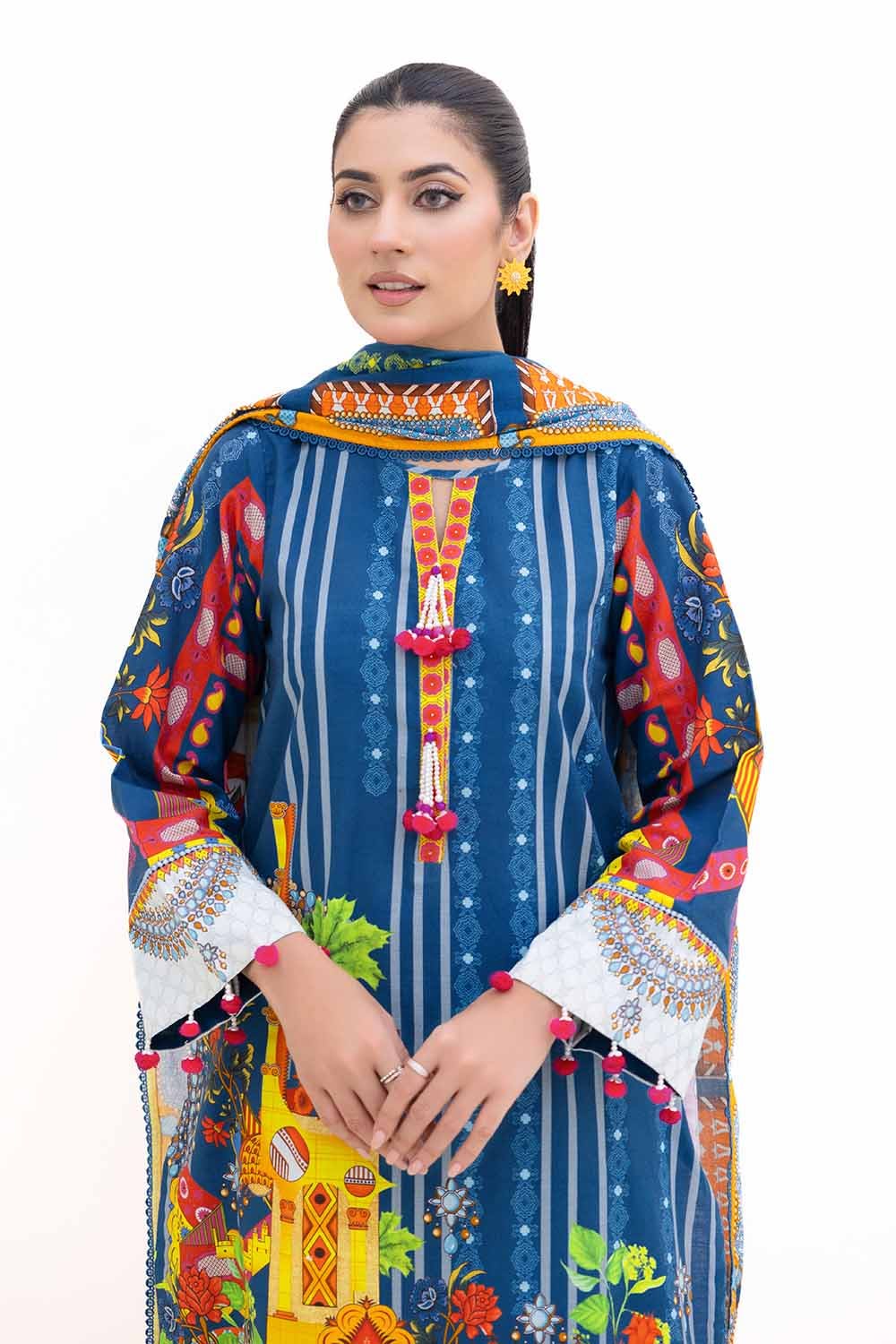 Gul Ahmed | Winter Collection 24 | Thick Khaddar Suit K-42006 T
