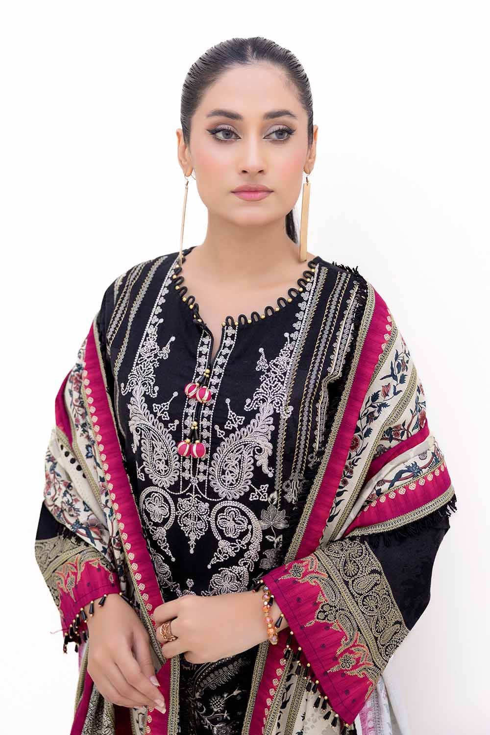 Gul Ahmed | Winter Collection 24 | Khaddar Dupatta K-42012 T