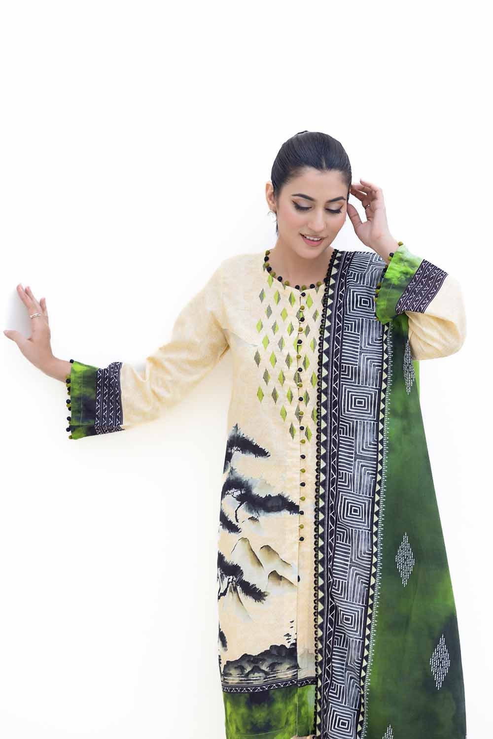 Gul Ahmed | Winter Collection 24 | Khaddar Dupatta K-42013 L