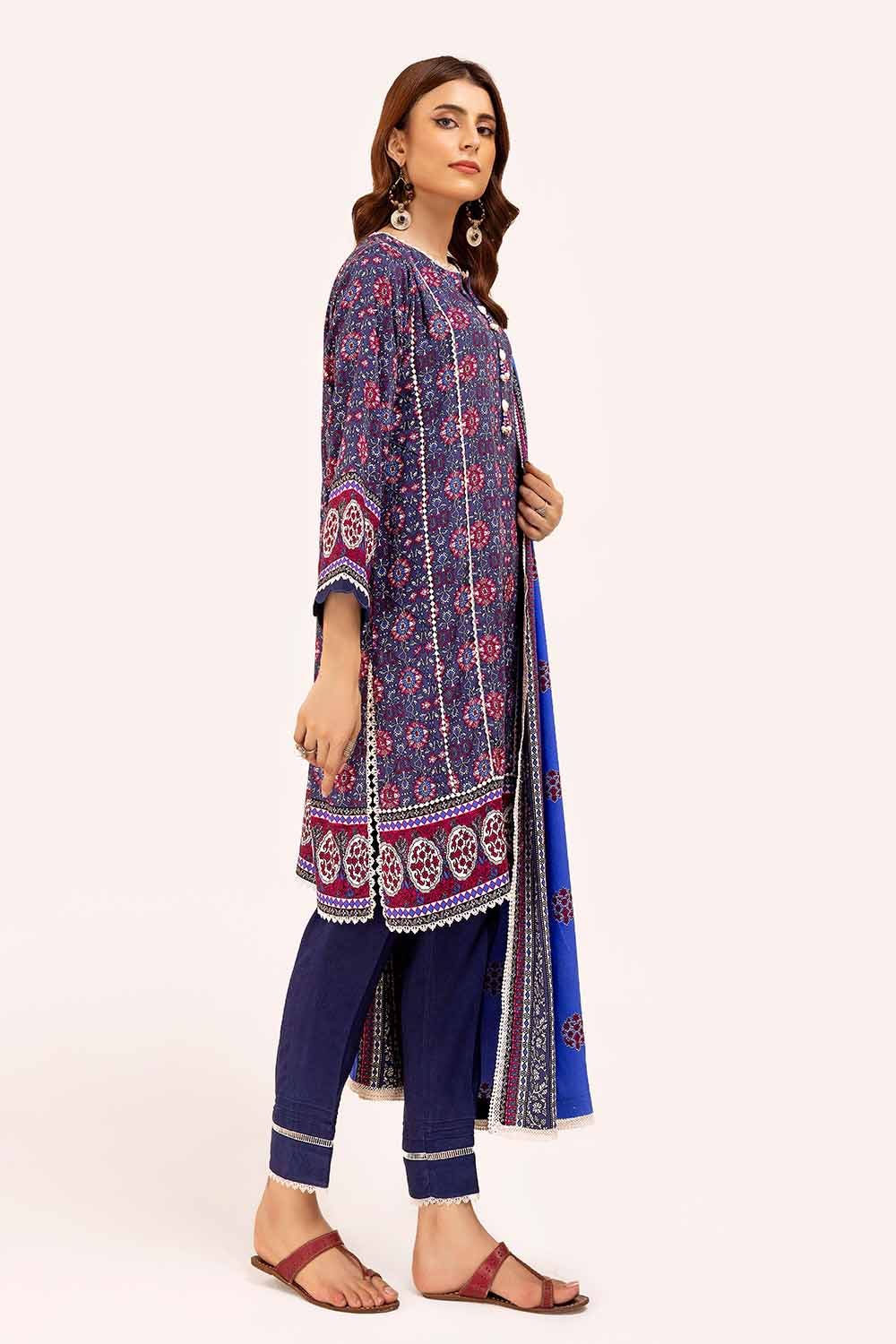 Gul Ahmed | Winter Collection 24 | Linen Suit LT-42008