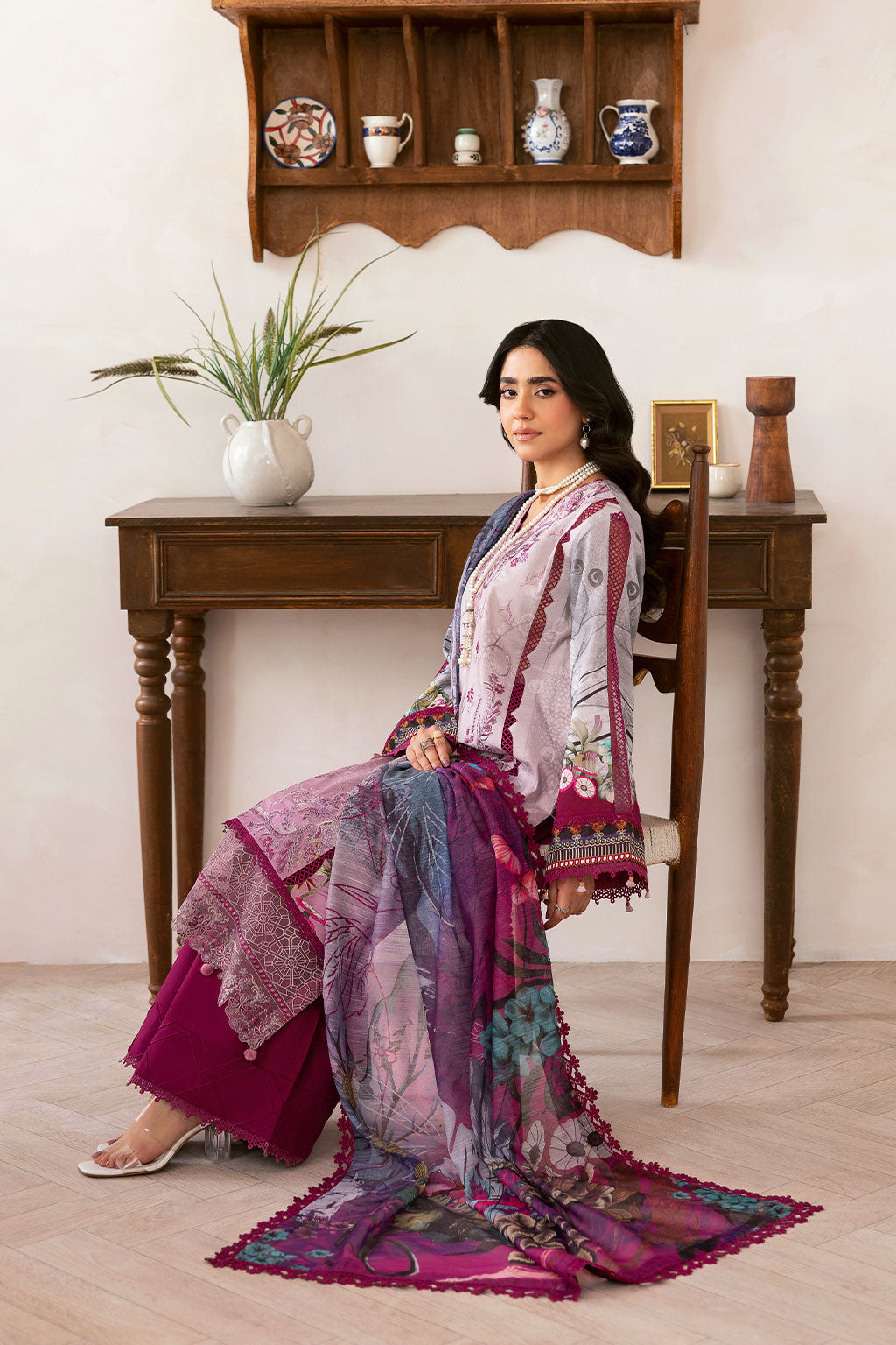 Ramsha | Mashaal Luxury Lawn | L-1409