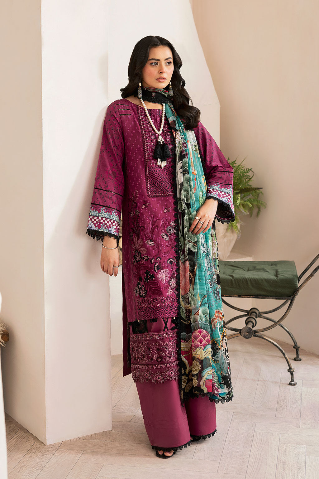 Ramsha | Mashaal Luxury Lawn | L-1402