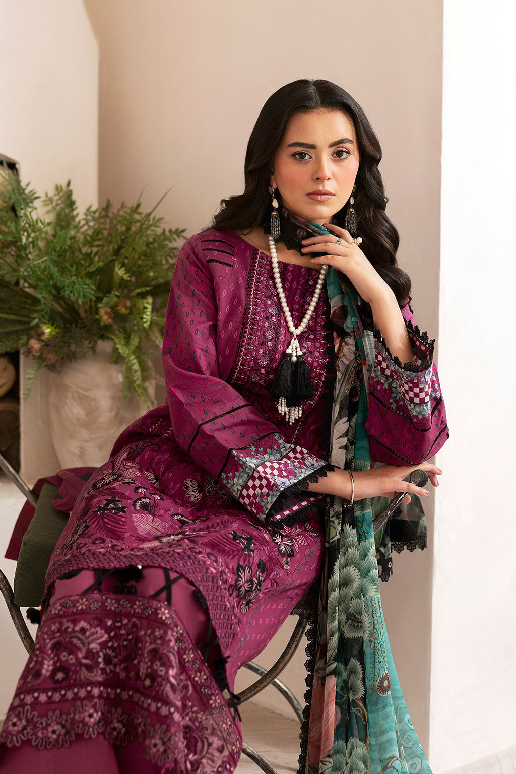 Ramsha | Mashaal Luxury Lawn | L-1402