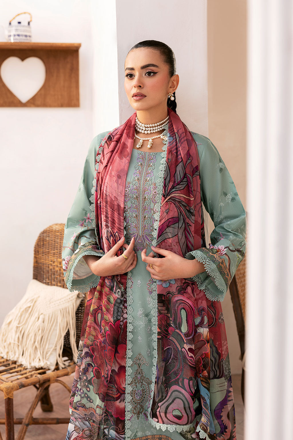 Ramsha | Mashaal Luxury Lawn | L-1410