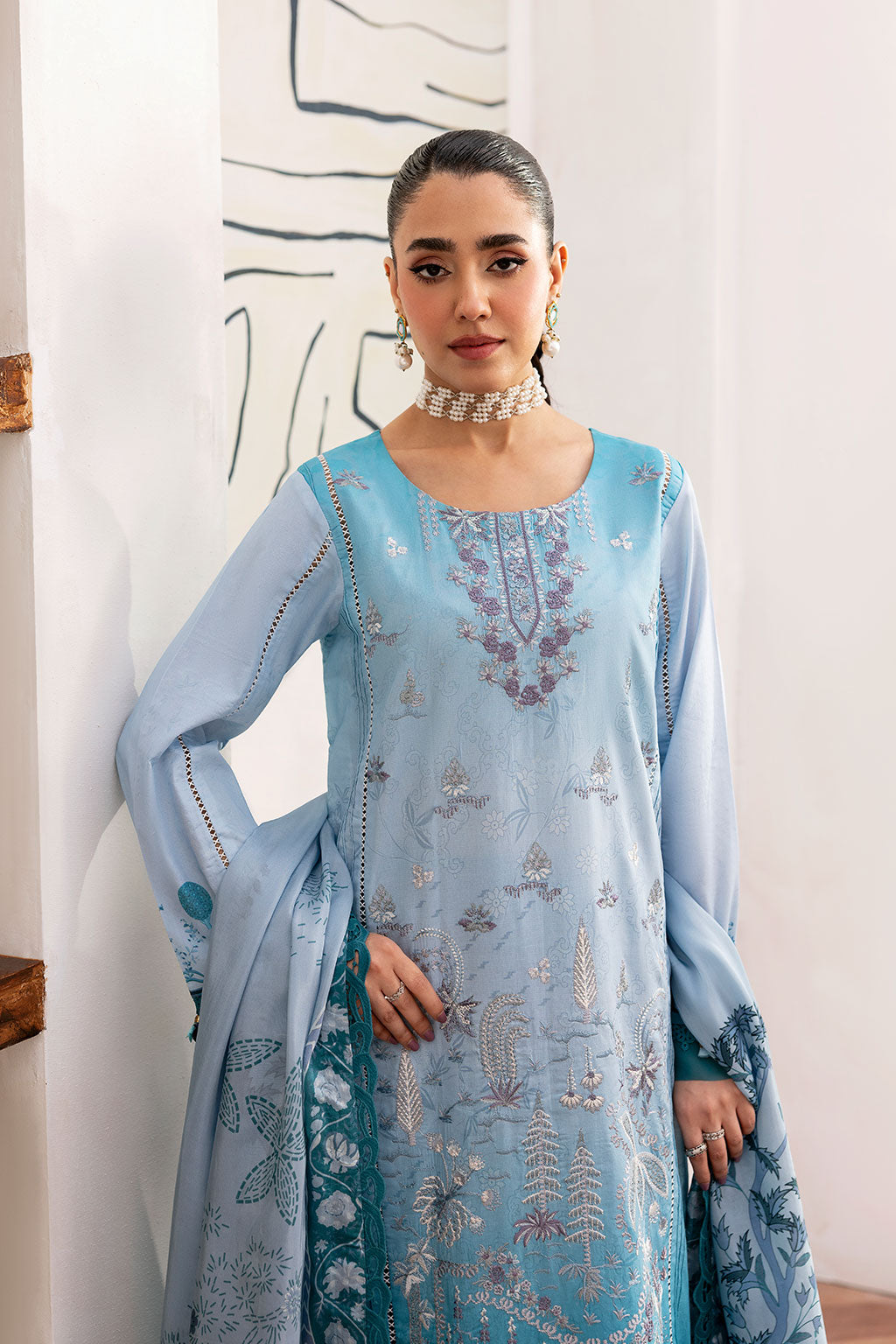 Ramsha | Mashaal Luxury Lawn | L-1406