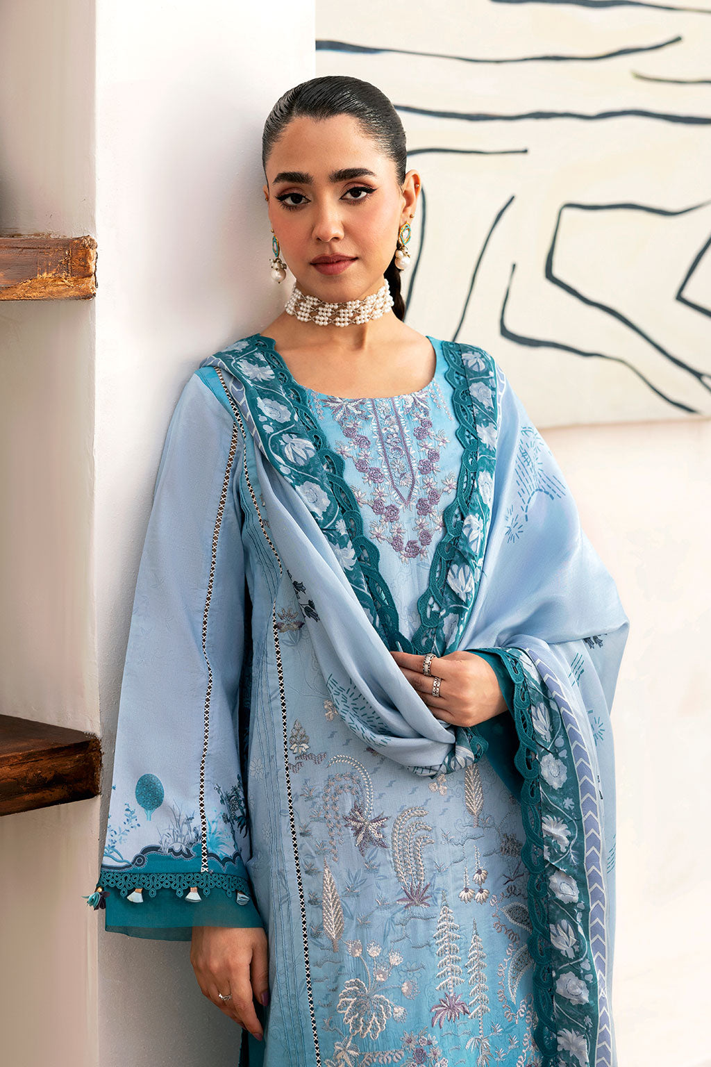 Ramsha | Mashaal Luxury Lawn | L-1406