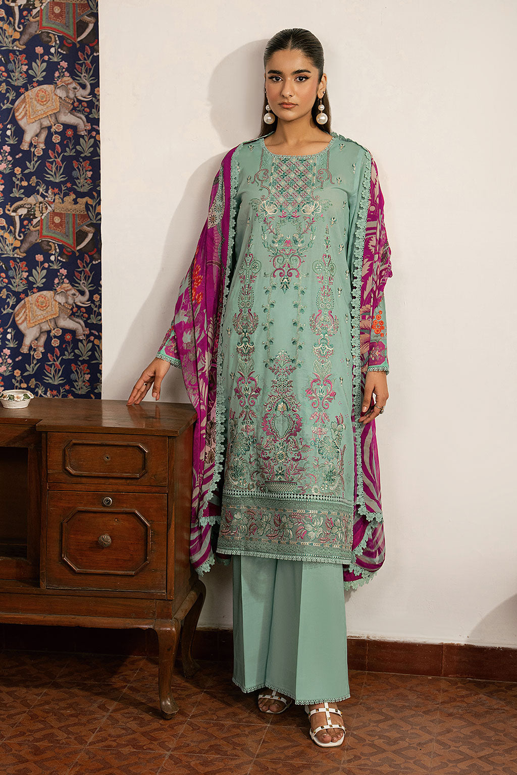 Ramsha | Mashal Luxury Lawn | L-1609
