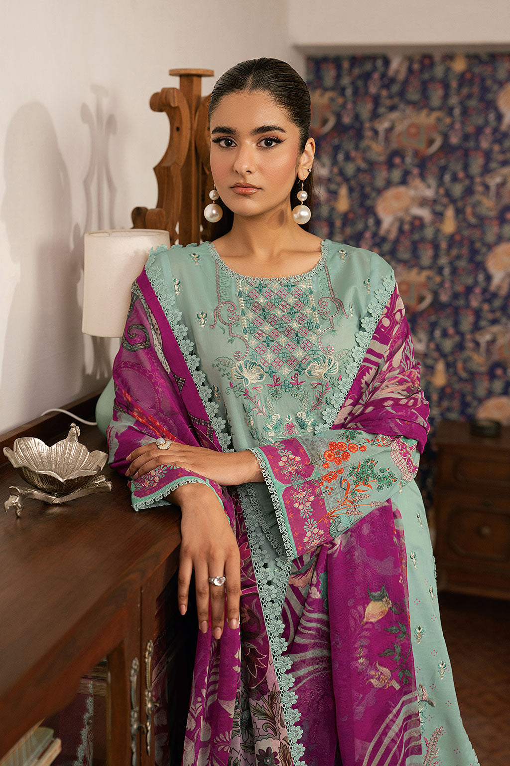 Ramsha | Mashal Luxury Lawn | L-1609
