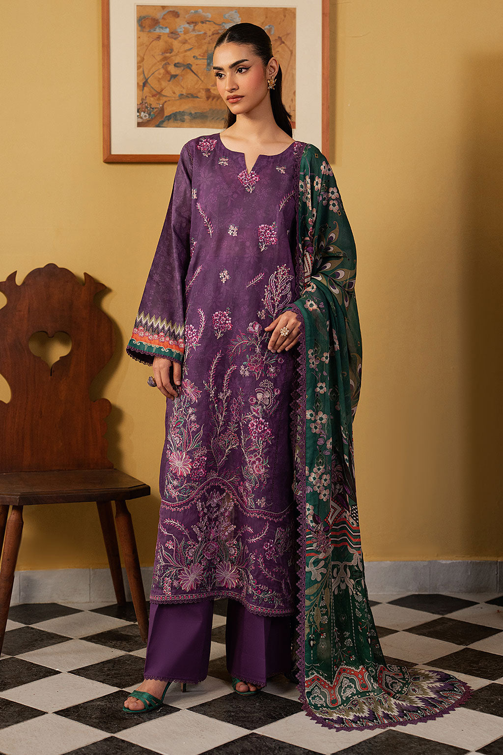 Ramsha | Mashal Luxury Lawn | L-1605