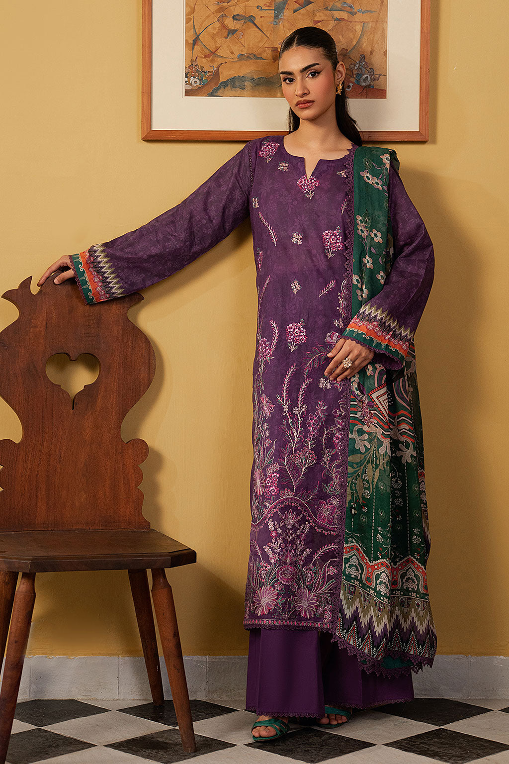 Ramsha | Mashal Luxury Lawn | L-1605